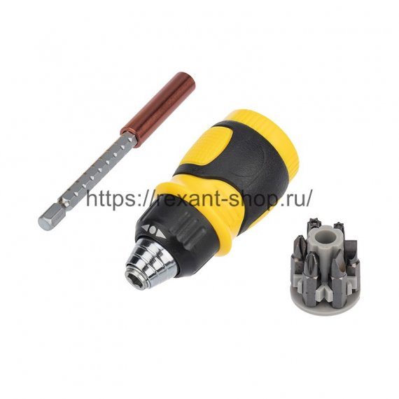 Фотография товара 'Rexant Набор 8 предметов с реверсивной отверткой, 12-4779'