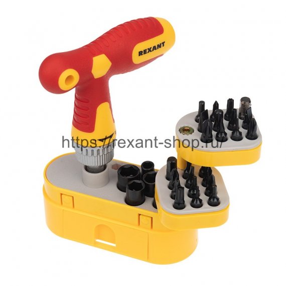 Фотография товара 'Rexant Набор отверток 33 предмета, 12-4776'