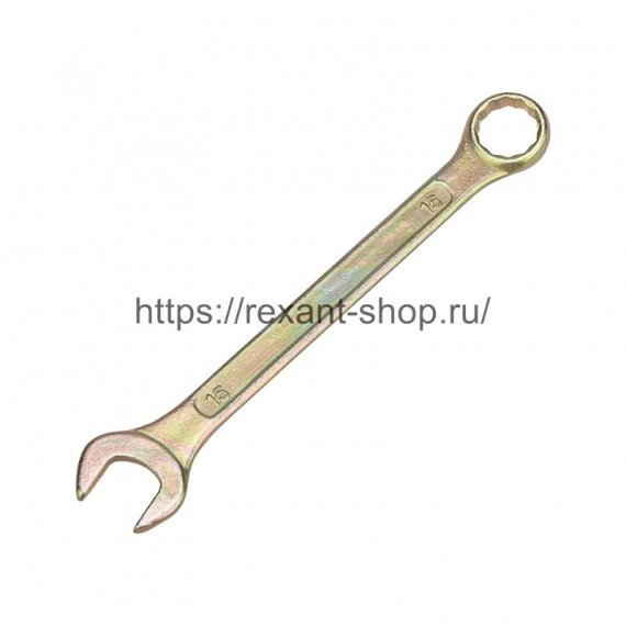 Фотография товара 'Rexant Ключ комбинированный REXANT 15 мм, 12-5810-2'