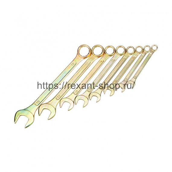 Фотография товара 'Rexant Набор ключей комбинированных (8-11, 13, 14, 17, 19 мм), 12-5842-2'