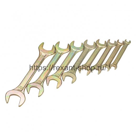 Фотография товара 'Rexant Набор ключей рожковых (6х7-20х22 мм), 12-5844-2'