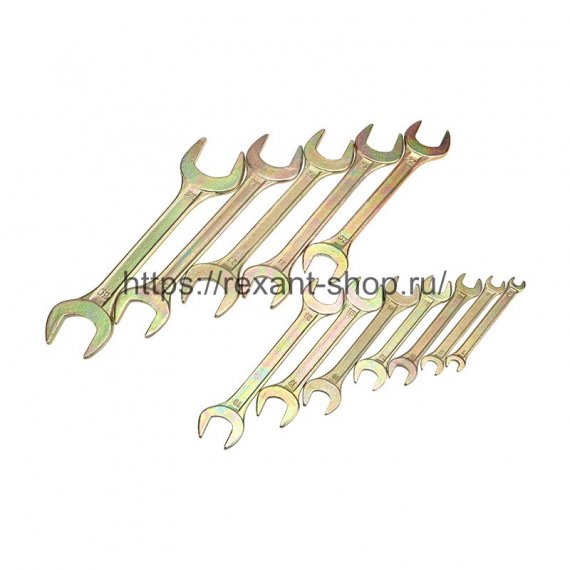 Фотография товара 'Rexant Набор ключей рожковых (6х7-30х32 мм), 12-5845-2'