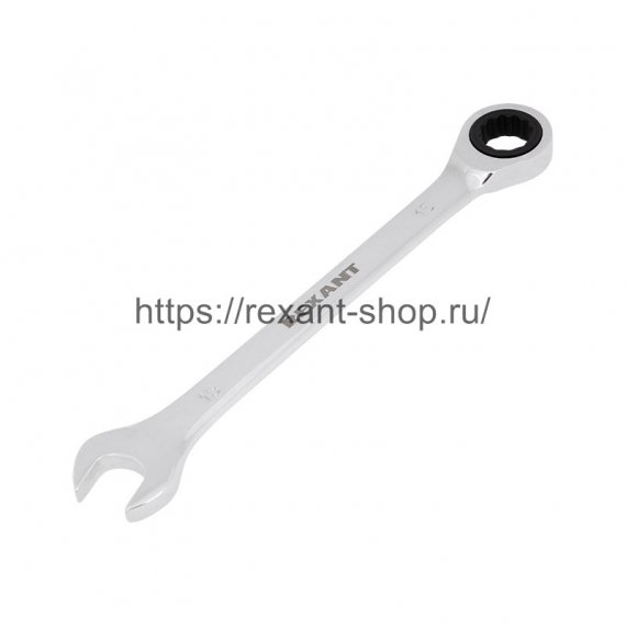 Фотография товара 'Rexant Ключ комбинированный трещоточный REXANT 15 мм, CrV, 12-5810-1'