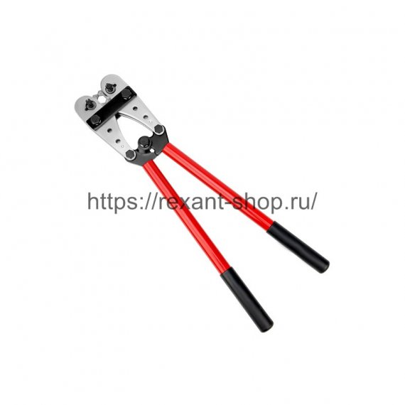 Фотография товара 'Rexant Кримпер HT-06120 для обжима силовых наконечников и гильз 6, 10, 16, 25, 35, 50, 70, 95, 120 мм, 12-3056'