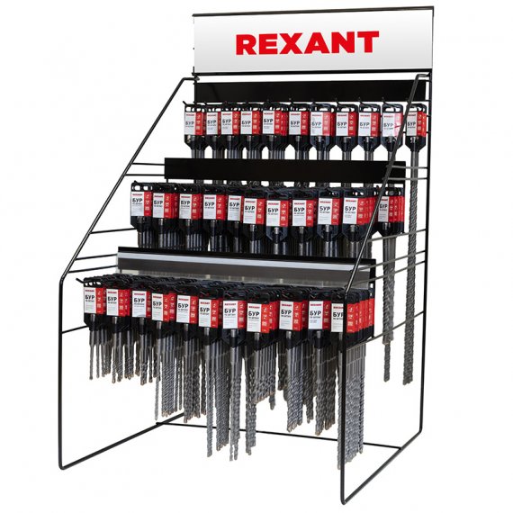 Фотография товара 'Rexant Набор буров по бетону (249) со стендом Стандарт, 91-0405-11'
