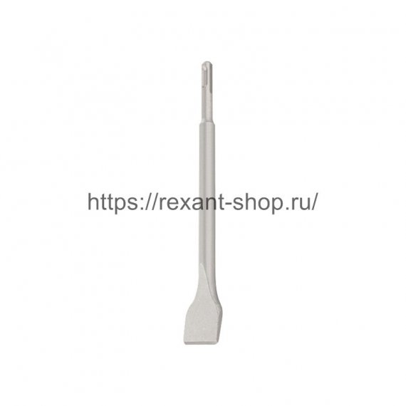 Фотография товара 'Rexant Зубило плоское 14х40х250 мм SDS PLUS, отогнутое для снятия плитки, 91-0209'