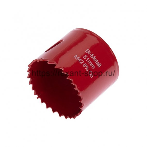 Фотография товара 'Rexant Коронка Bimetal 51 мм, 92-0226'