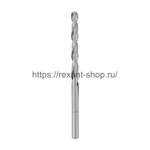 Фотография товара 'Rexant Сверло по металлу 8 мм «Стандарт+» (P6M5 M-2), 91-0536'