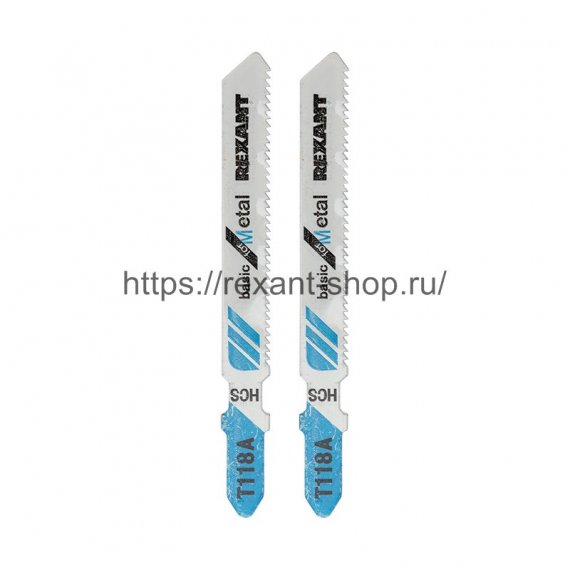 Фотография товара 'Rexant Пилка для электролобзика 75 мм 21 з/д 1,5-3 мм T118A, 92-0306'