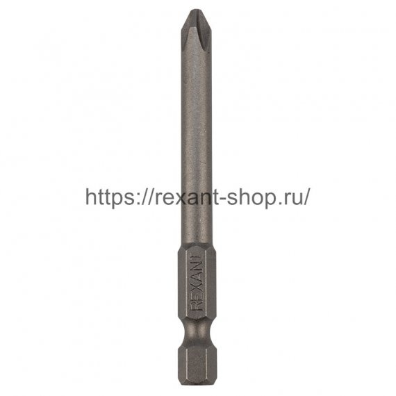 Фотография товара 'Rexant Бита PH2*70 мм для шуруповерта сталь S2, 92-0416'