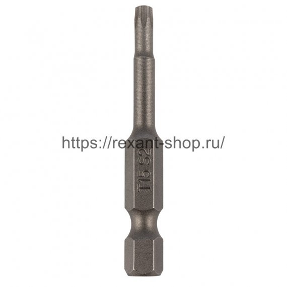 Фотография товара 'Rexant Бита Torx T-15*50 мм для шуруповерта сталь S2, 92-0426'