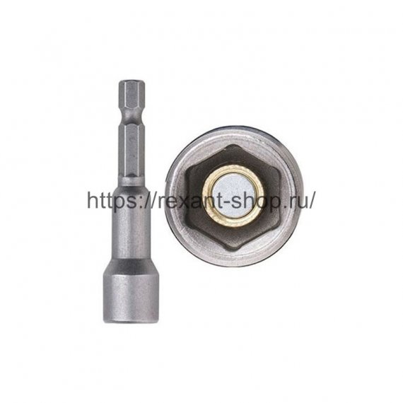 Фотография товара 'Rexant Ключ-насадка 1/4" магнитный 12х48 мм , 92-0403-1'