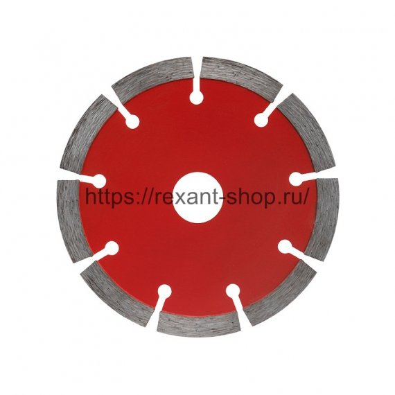 Фотография товара 'Rexant Диск алмазный отрезной сегментный 180x22.23х2,2x10 мм, 90-0103'