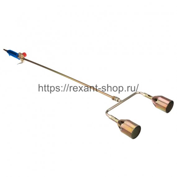Фотография товара 'Rexant Горелка кровельная REXANT ГВ2-1000Р 2 сопла, 11-0992'