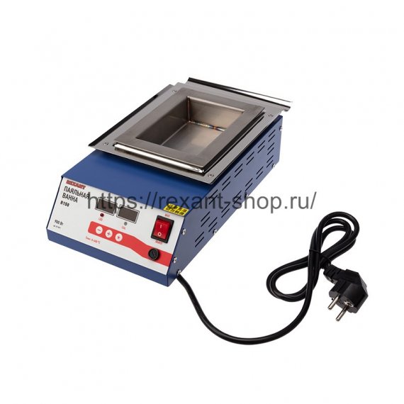 Фотография товара 'Rexant Паяльная ванна , модель R150, 900 Вт, 150х100х45 мм, 0-400 °C, цифровая, 09-9071'