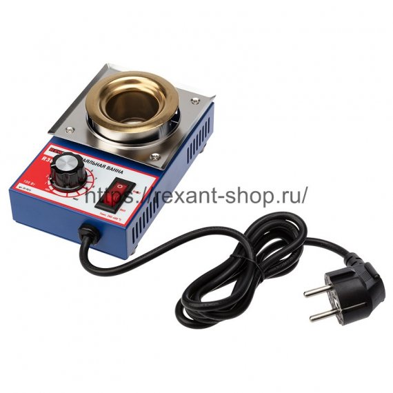 Фотография товара 'Rexant Паяльная ванна , модель R38, 100 Вт, ? 38 мм, 200-480 °C, 09-9010'