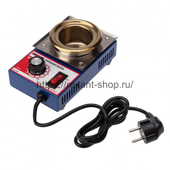 Фотография товара 'Rexant Паяльная ванна , модель R50, 150 Вт, ? 50 мм, 200-480 °C, 09-9030'