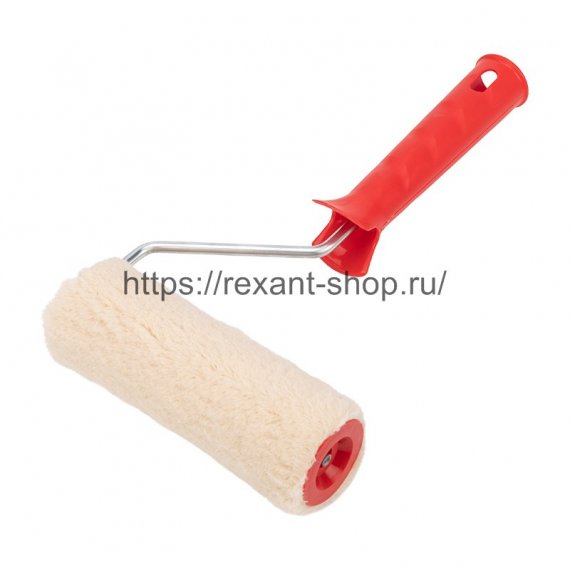 Фотография товара 'Rexant Валик «Натуральный мех» бесшовный, ворс 12 мм, ширина ролика 140 мм, 89-0034'