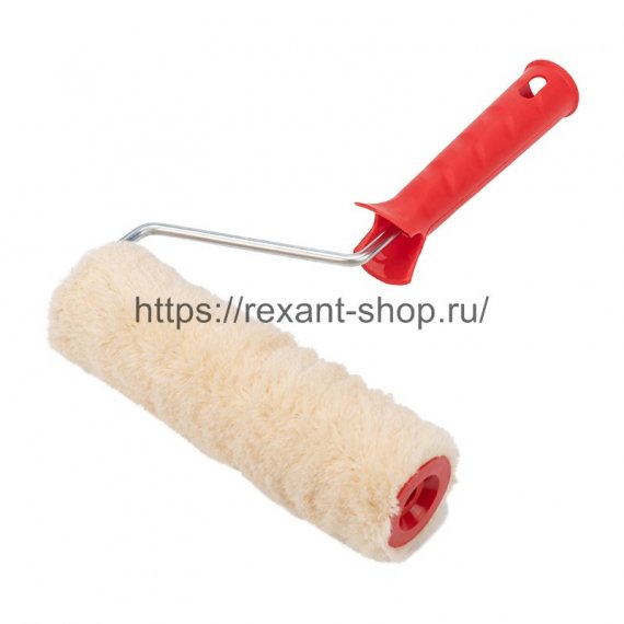 Фотография товара 'Rexant Валик «Натуральный мех» бесшовный, ворс 12 мм, ширина ролика 180 мм, 89-0035'