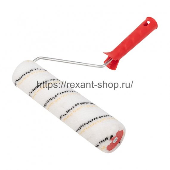 Фотография товара 'Rexant Валик микрофибра, ворс 9 мм, ширина ролика 240 мм, бюгель 6 мм, 89-0028'