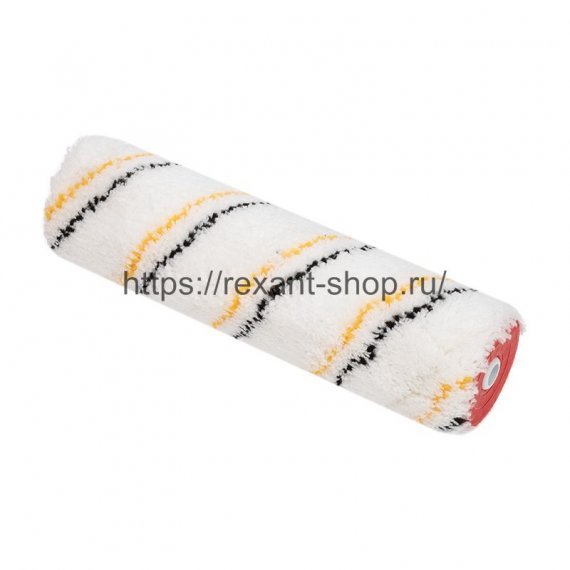 Фотография товара 'Rexant Ролик (сменный) микрофибра, ворс 9 мм, ширина ролика 180 мм, ? 42 мм,бюгель 6 мм, 89-0127'