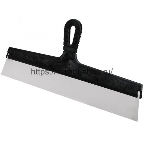 Фотография товара 'Rexant Шпатель фасадный 450 мм нержавеющая сталь, пластмассовая ручка, 89-0210'