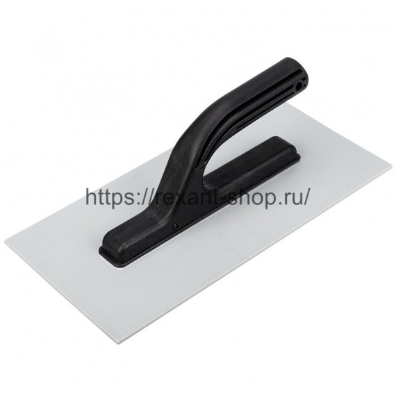Фотография товара 'Rexant Гладилка пластиковая для декоративных работ 140х280 мм, пластиковая ручка, 89-0256'