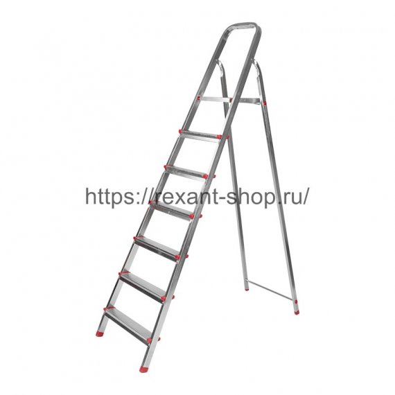Фотография товара 'Rexant Стремянка металлическая 7 ступенек, усиленный профиль, 12-5057'