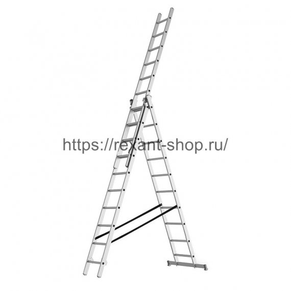 Фотография товара 'Rexant Трехсекционная промышленная лестница 3x, 12-5066'