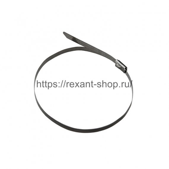 Фотография товара 'Rexant Хомут-стяжка стальной 200x4,6 мм, 07-0208-100'