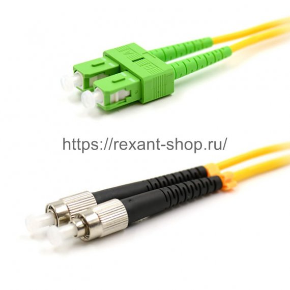 Фотография товара 'Rexant Патч-корд оптический переходной (SM), 9/125 (OS2), SC/APC-FC/UPC, (Duplex), PVC, 50-2857-1'