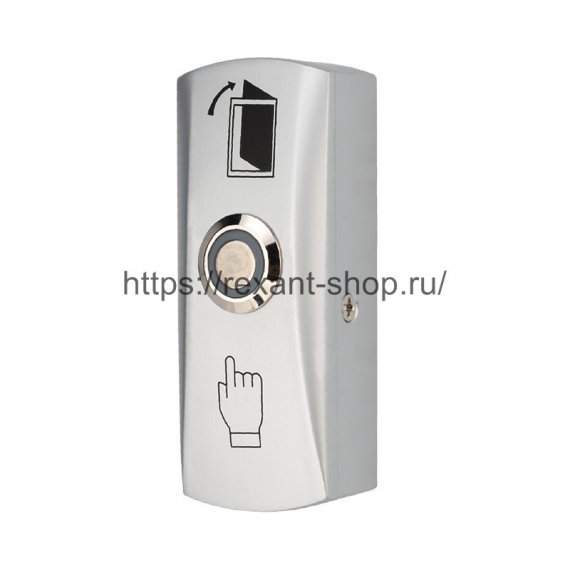 Фотография товара 'Rexant Кнопка «Выход» металлическая с подсветкой SB-40, 45-0957'