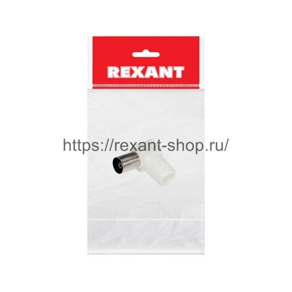 Фотография товара 'Rexant Разъем гнездо TV без пайки угловой, 05-2062-1'