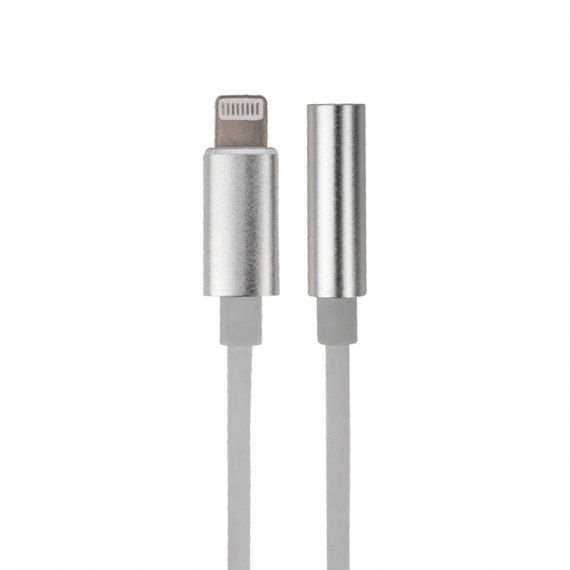 Фотография товара 'Rexant Кабель переходник с iPhone 5/6/7/8/X моделей на AUX гнезда 3,5 мм, 18-0175'