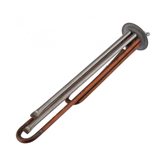 Фотография товара 'Rexant Нагревательный элемент для бойлера ТЭН RF64 2,0 кВт (0,7+1,3), фланец М4, 64 мм, 70-0336'