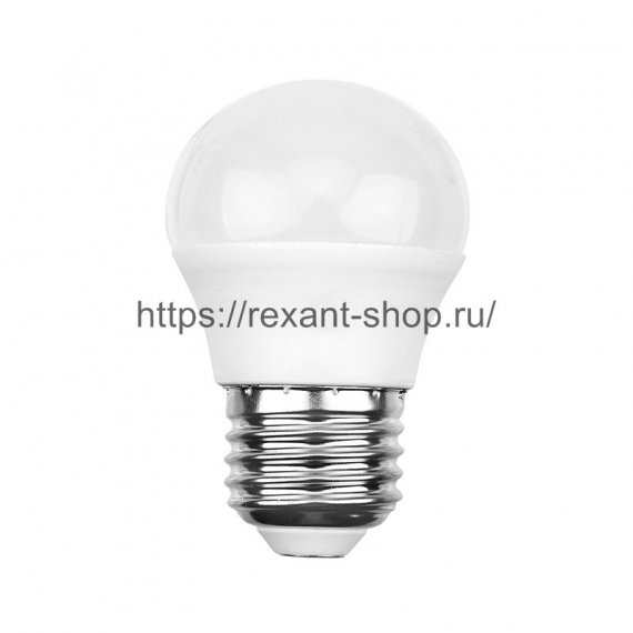 Фотография товара 'Rexant Лампа светодиодная Шарик (GL) 11,5 Вт E27 1093 лм 4000 K , 604-044'