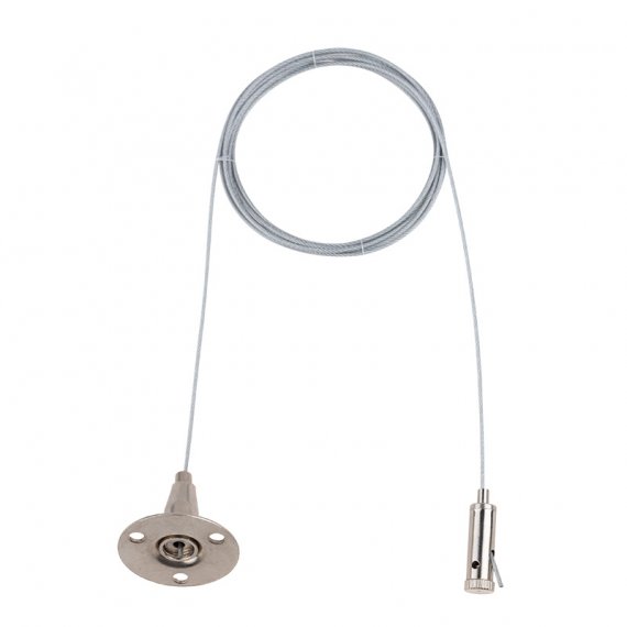 Фотография товара 'Rexant Комплект тросовых подвесов для светильников и шинопровода с регулировкой высоты, 2 м, 612-022'