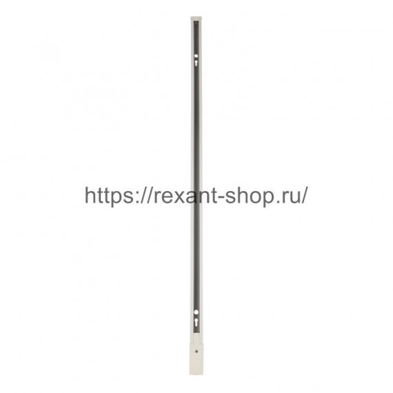 Фотография товара 'Rexant Шинопровод однофазный с кабельным вводом и заглушкой для трековых светильников, 612-001'