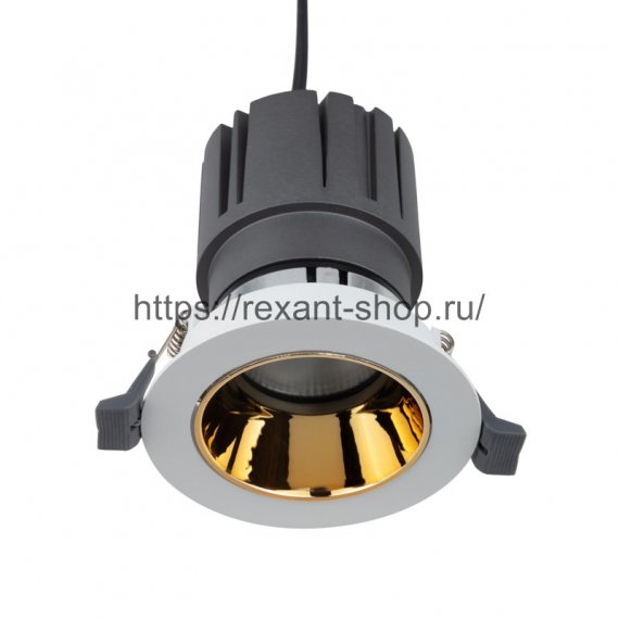 Фотография товара 'Rexant Светильник встраиваемый поворотный Horeca Dark Light с антиослепляющим эффектом 12 Вт 4000 К LED, 615-1001'