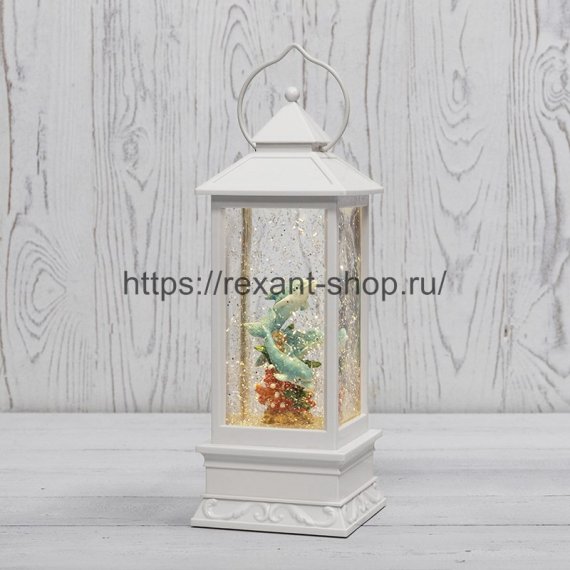 Фотография товара 'Rexant Декоративный светильник «Дельфины» с конфетти, USB, 501-173'