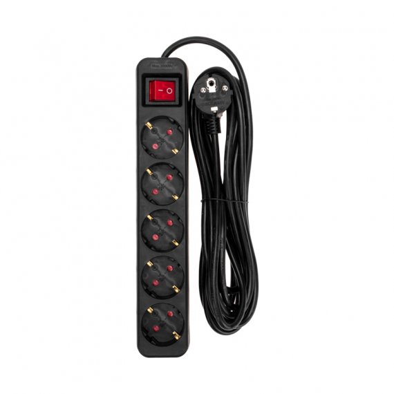 Фотография товара 'Rexant 13-4039 Удлинитель STANDARD 5 гнезд, 5м, 3х1,0мм?, с/з'