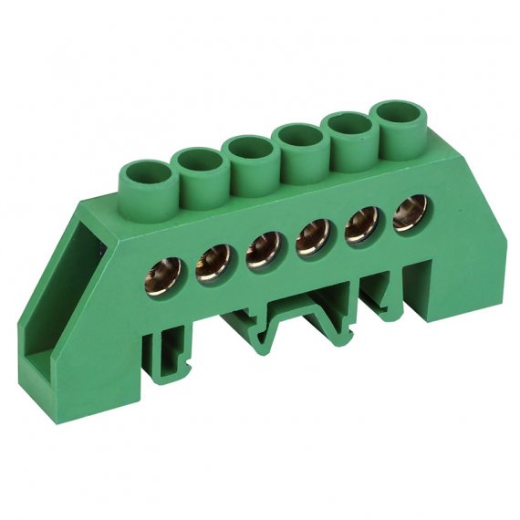 Фотография товара 'Rexant 11-2306 Шина PE «земля» в комбинированном зеленом изоляторе'