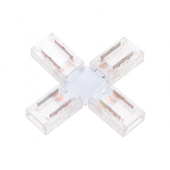 Фотография товара 'Rexant 148-112 Коннектор Х-образный для одноцветной светодиодной ленты СОВ 8мм'