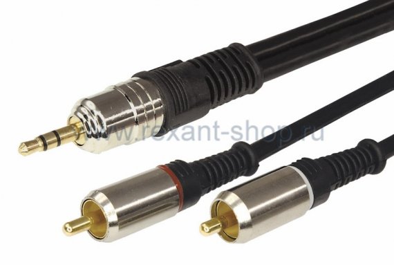 Фотография товара 'Rexant Шнур 3.5 Stereo Plug - 2RCA 17-4224'