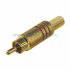 Фотография товара 'Rexant РАЗЪЁМ штекер RCA Металл под винт 14-0411-4'