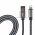 Фотография товара 'Rexant USB кабель для iPhone 5/6/7/8/X моделей, в армированной оплетке 18-7031-9'